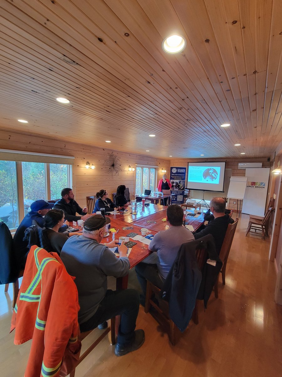 We're in the BIG LAND! Offering the Mentoring Women in Trades workshop to some stellar employers and supervisors in <a href="/Town_HVGB/">Town of HV-GB</a>. Great discussions on creating an inclusive workplace for women in trades. #BuildMentorship #InclusionMatters