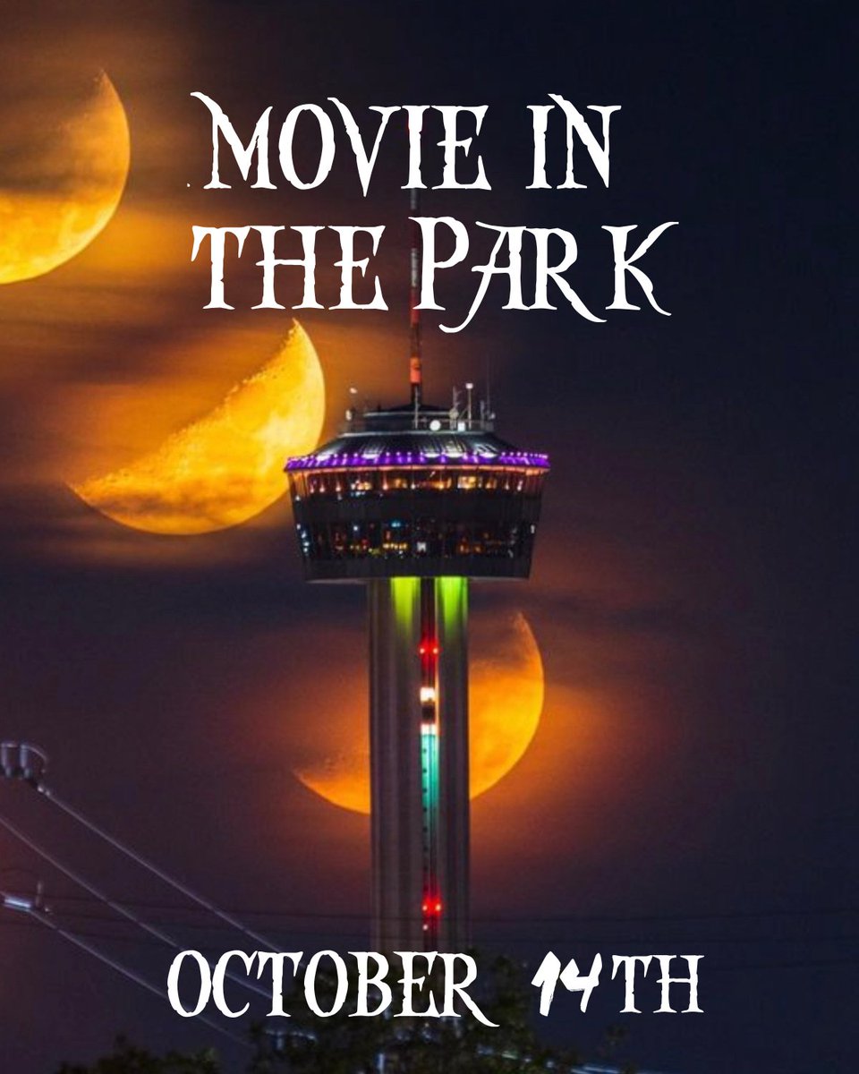 Sistahhhs! Grab Your Brooms! Hocus Pocus is playing in the park on Saturday night! Movie starts at sunset.🌙✨🔮