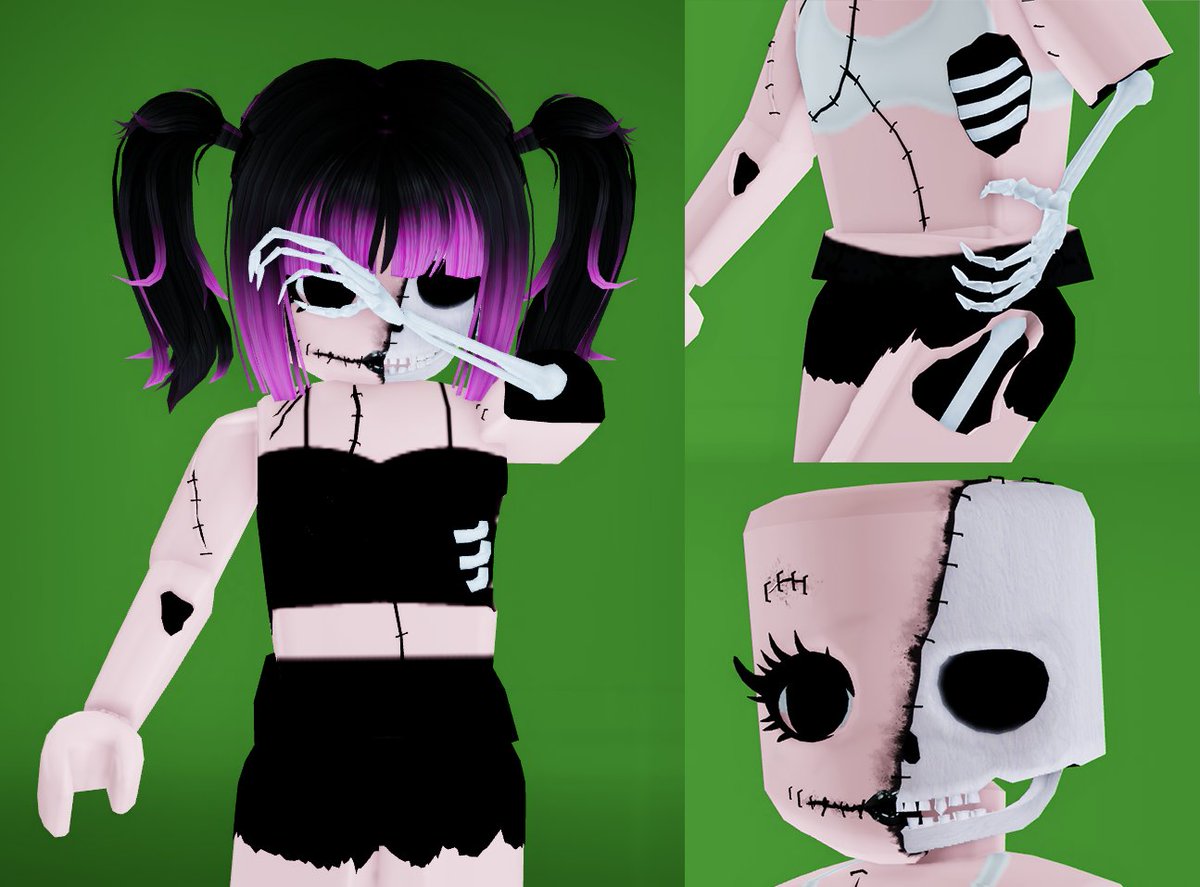 Dion on X: 🚨NEW FREE LIMITED! As I promised, here's my second limited for  October! Just in time for Halloween, I will be releasing this spooky hair  if we hit 7K followers!