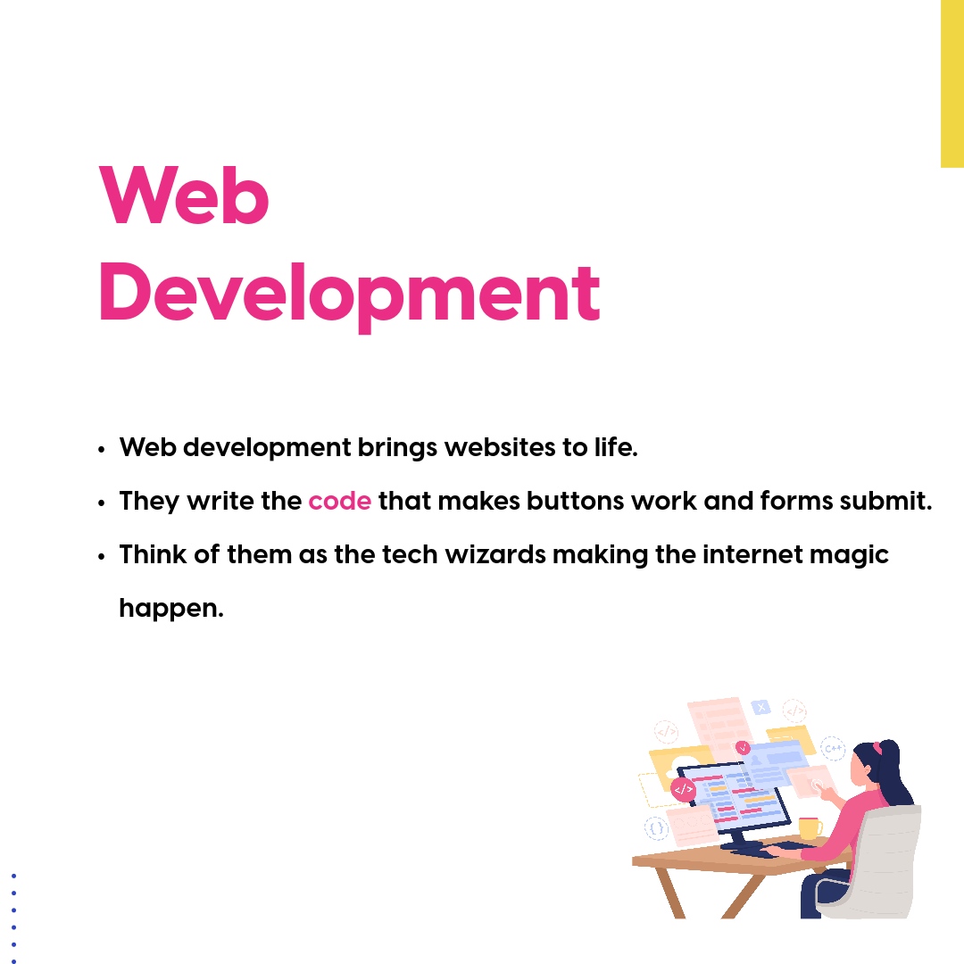 Resknow's tweet photo. Ever wondered who makes your website look pretty and who makes it actually work?

It's not just a battle of bytes; it's a symphony of design and code! 🎉🌐
°⁠
°⁠
°⁠
°⁠
°⁠
#WebDesign #WebDevelopment #TechTalk #DesignVsCode https://t.co/OToTHL3B5j
