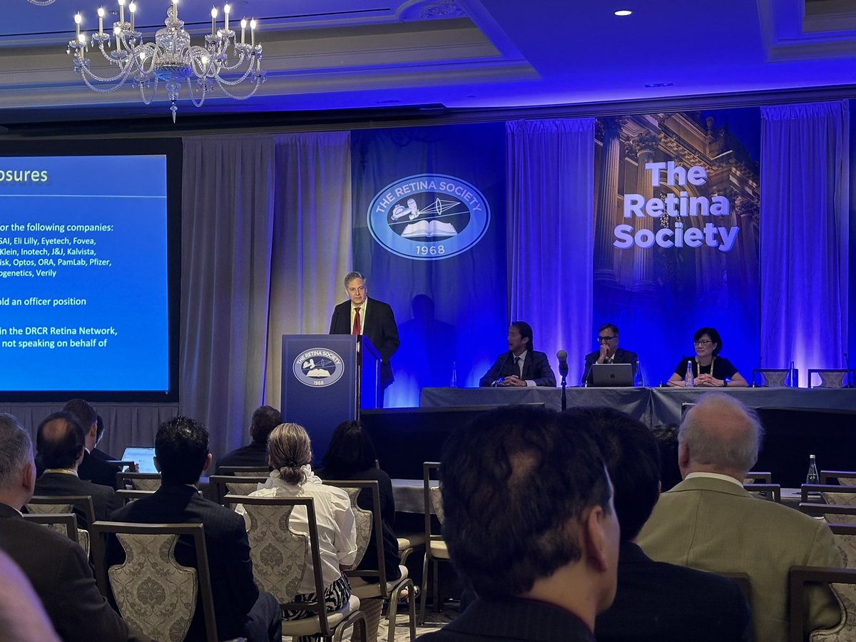 Congratulations to Lloyd Paul Aiello for receiving the J. Donald M. Gass Award at #RetinaSociety2023 for his incredible work on diabetic retinopathy