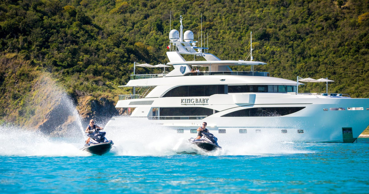 Are you already starting to miss those warm summer days?

Now is the perfect time to start planning your winter escape to the sun-drenched tropics aboard the 144’ (43.89m) KING BABY.

➡️ Book now: pulse.ly/l16gpg1x43

#yachtcharter #charteryacht #luxurytravel #yachting