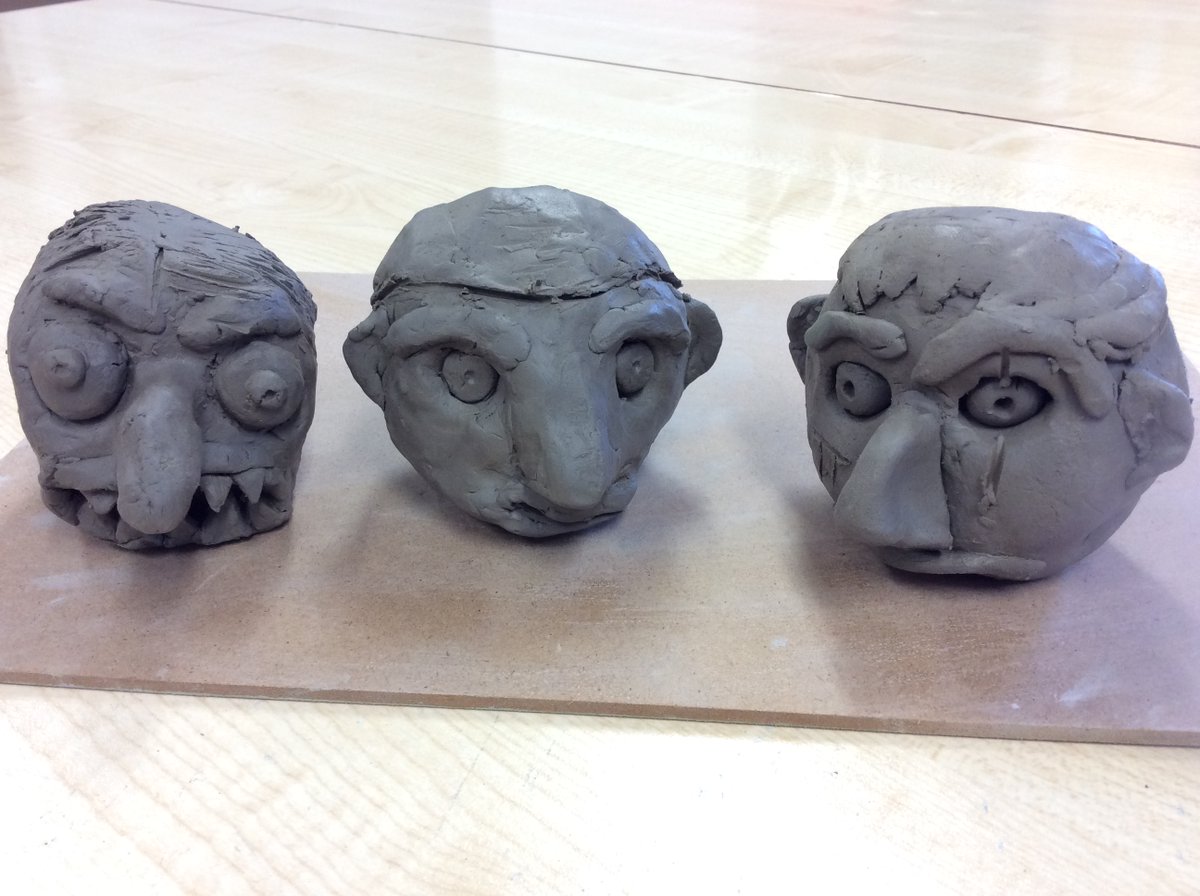 StPhilipsY6C's tweet photo. Käthe Kollwitz was a courageous advocate: her art highlighted the depths of human misery so that we would learn from the mistakes of history. Meet war, pestilence and famine. We pray that one day they only exist in clay. #teamstphilips @StPhilipCEAP @StPhilipsY3A https://t.co/khwXgdgAK6