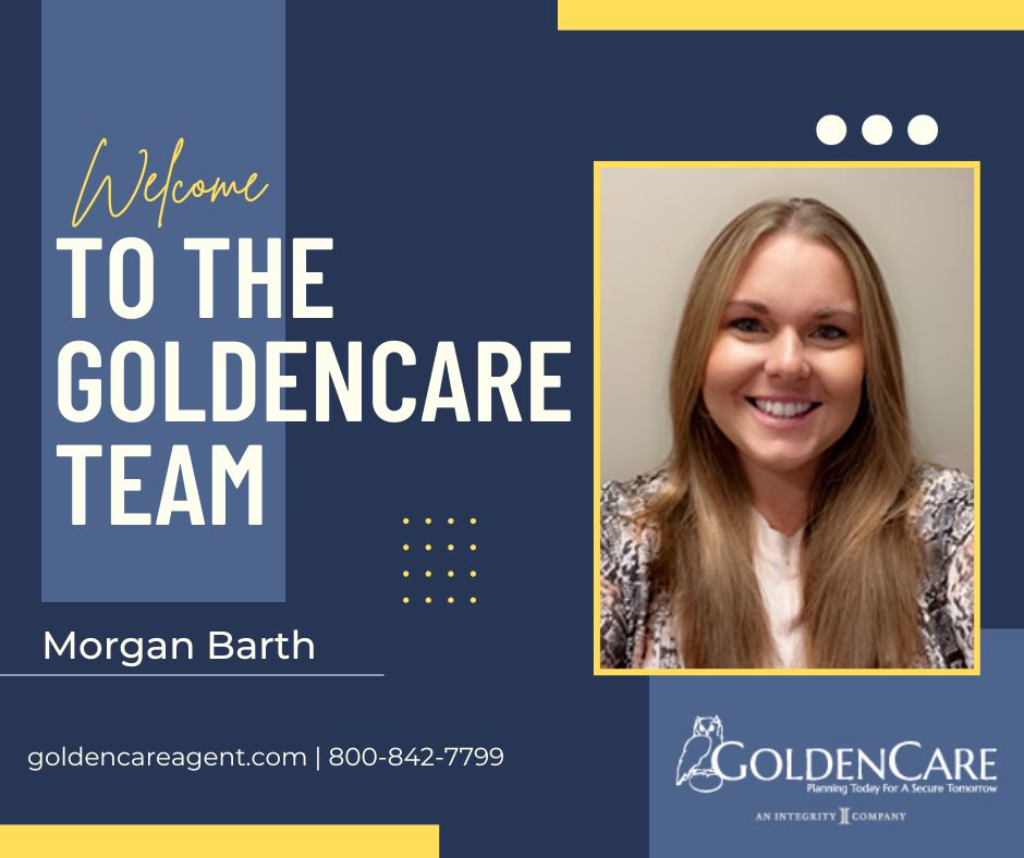 We are pleased to welcome the newest member of our GoldenCare team! Morgan brings her bubbly personality, great sense of humor and excellent customer service skills to our GoldenCare Team. We are thrilled to have her on our team!  Welcome to the team, Morgan!

#integrityfamily