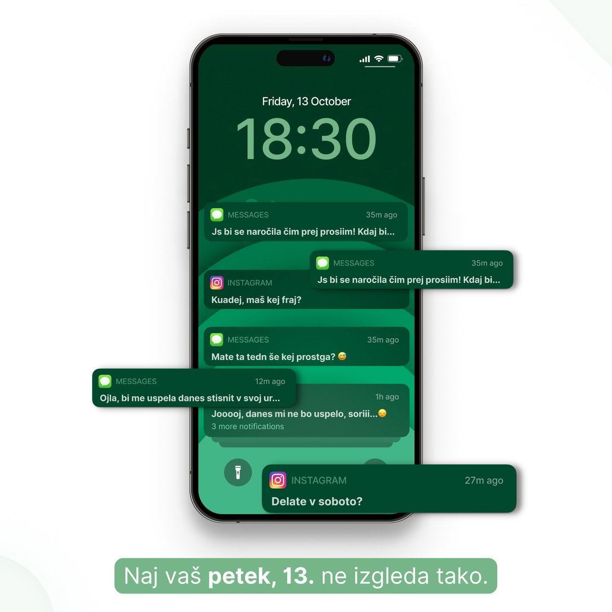 lime_booking's tweet photo. Naj vaš petek 13. ne izgleda tako. 😌

Enostavno naročanje, le en klik stran: https://t.co/asEsCAtHIi

#petektrinajsti #friday13th https://t.co/Fm9m9SPIny