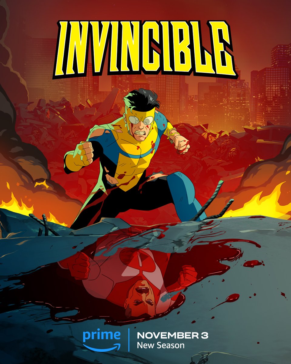 InvincibleHQ's tweet image. Well, this poster has us in a puddle of EMOTIONS. New trailer tomorrow, by the way!