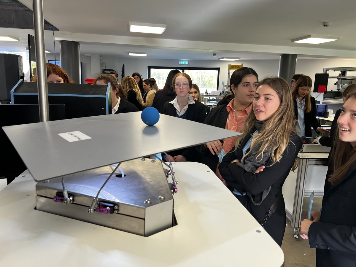 AmpCollSTEM's tweet photo. Our GCSE Design and Technology girls @AmpleforthColl enjoyed a tour of Labman Robotics as part of the celebrations for Ada Lovelace week. https://t.co/wmaOOarP0w
