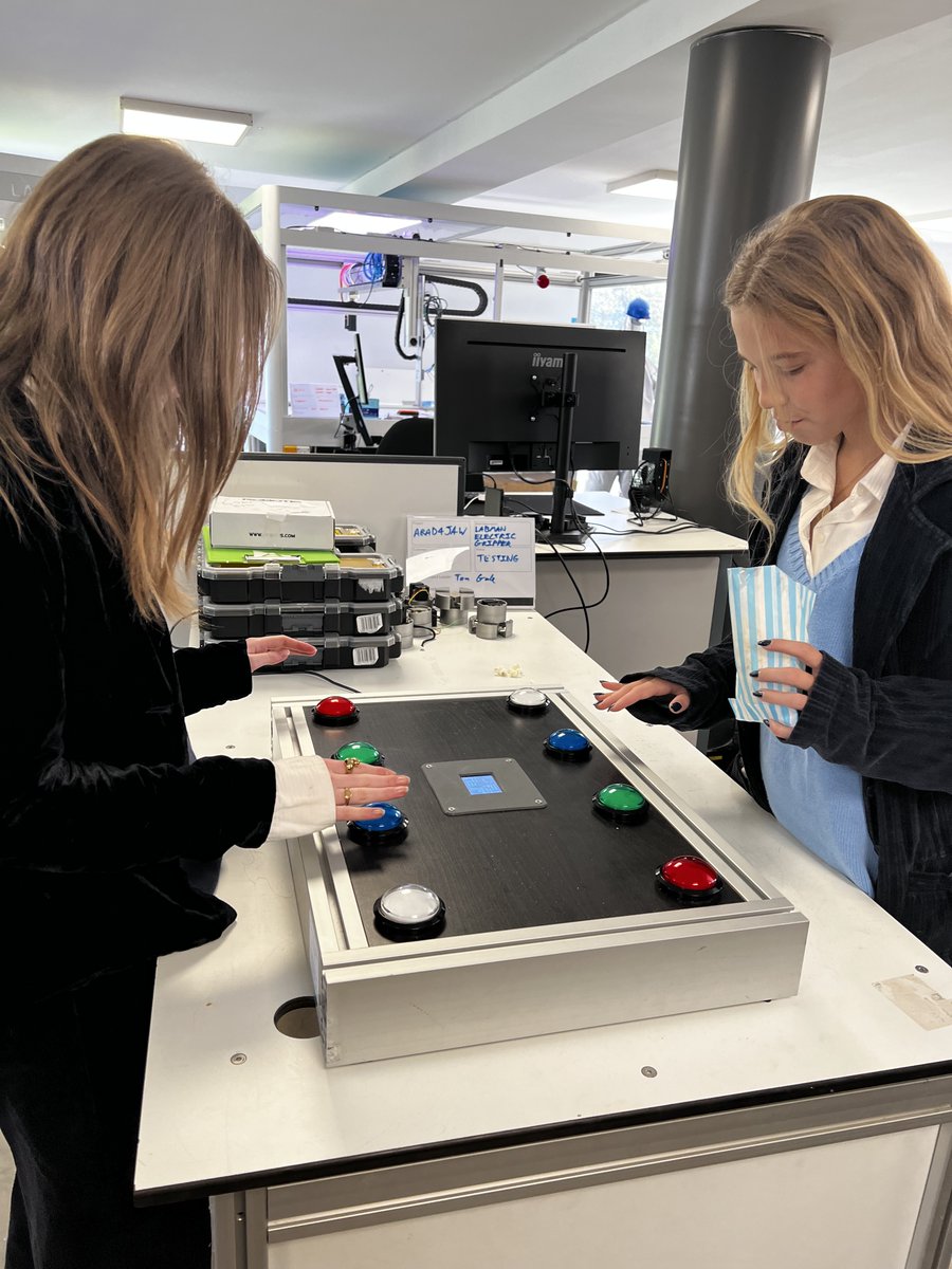 AmpCollSTEM's tweet photo. Our GCSE Design and Technology girls @AmpleforthColl enjoyed a tour of Labman Robotics as part of the celebrations for Ada Lovelace week. https://t.co/wmaOOarP0w
