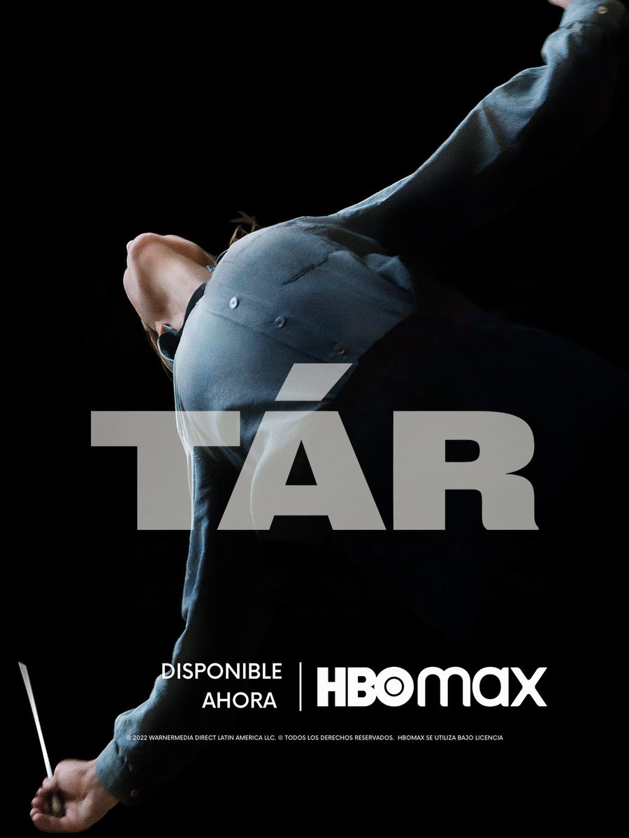 mymaxlatino's tweet photo. TÁR ya está disponible en #HBOMax. https://t.co/pkwlFuAsWQ