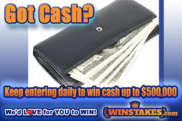 win_winstakes's tweet photo. ❓Got Cash?
👛Get your wallet ready to fill it with Free Cash #Winnings from Winstakes!💸

✔️Keep entering daily: https://t.co/8npcpS3T3y
😍Win up to $500,000!
❤️We'd LOVE for YOU to Win!🥰 https://t.co/qEGbTdCBga