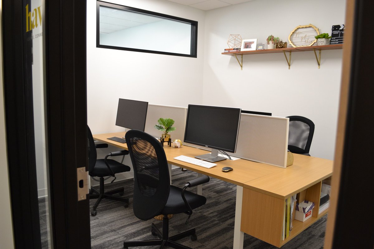 Hub &amp; Spoke offers private office suites that give you the privacy and focus you need, as well as access to coworking spaces, Niyyah Coffee, outdoor space, and community events.
Learn more about our office suites - hubandspoke.works/office-suites/