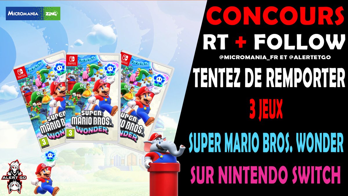 Concours: tentez de gagner le jeu: «Super Mario Bros. Wonder»: un