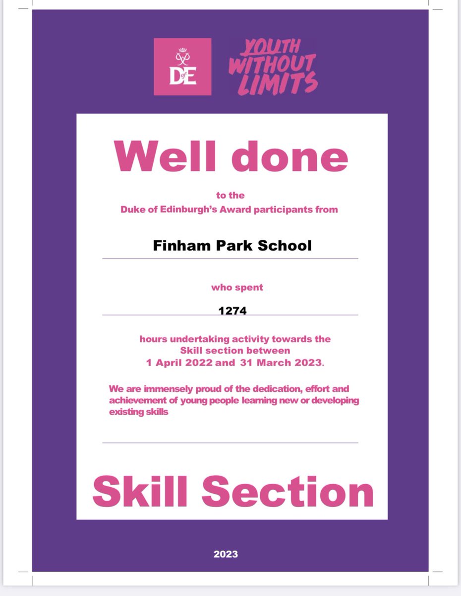 Finham Park DofE tweet media