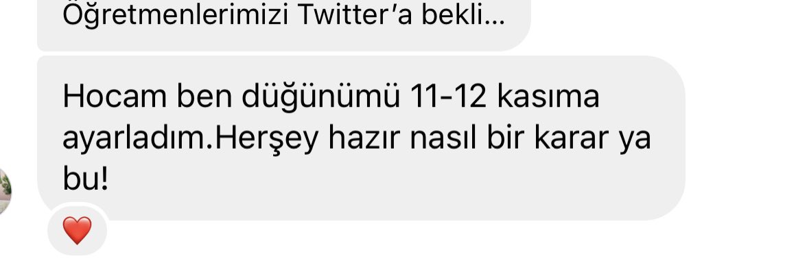 Bu karar 1 ay kala alınmaz!
Acilen bu karardan geri dönülmelidir! 
Kasım seminerleri Online olmalıdır! 

<a href="/Yusuf__Tekin/">Yusuf Tekin</a> 

 #YüzYüzeSeminereHayır