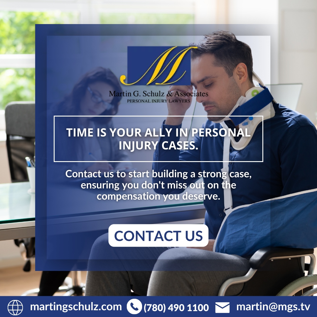 Time is your ally in personal injury cases. ⏳

Contact us today to start building a strong case, ensuring you don't miss out on the compensation you deserve.

Your future matters, and we're here to secure it. 💼⚖️

#TimeIsOfTheEssence #CompensationMatters #YourAdvocate