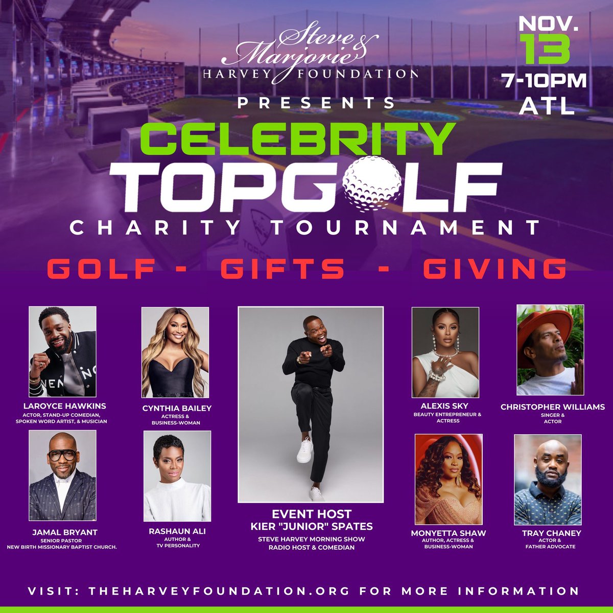 Join us as 
we support our scholarship fund and collect toys to bless less fortunate children in the Metro Atlanta area.” Please click the link in our bio to support this philanthropic event. Space is limited! 

#GolfGiftsandGiving
#Philanthropy
#TopGolf
#Impact
#GivingBack
#SMHF