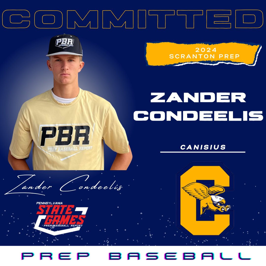 📢Commitment Watch📢 2024 MIF Zander Condeelis (Scranton Prep) has committed to Canisius #congrats ❗2023 Northeast Senior Games❗ ❗2023 PA State Games❗ ❗2022 PA State Games❗ @Zcondeelis1 | @griffsbaseball | #committed