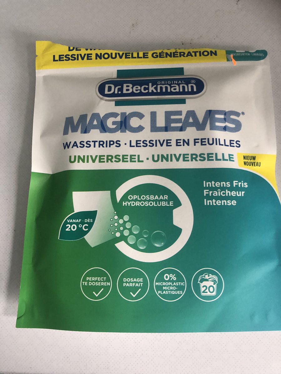 Lessive Magic Leaves Lessive en feuilles Universelle DR. BECKMANN