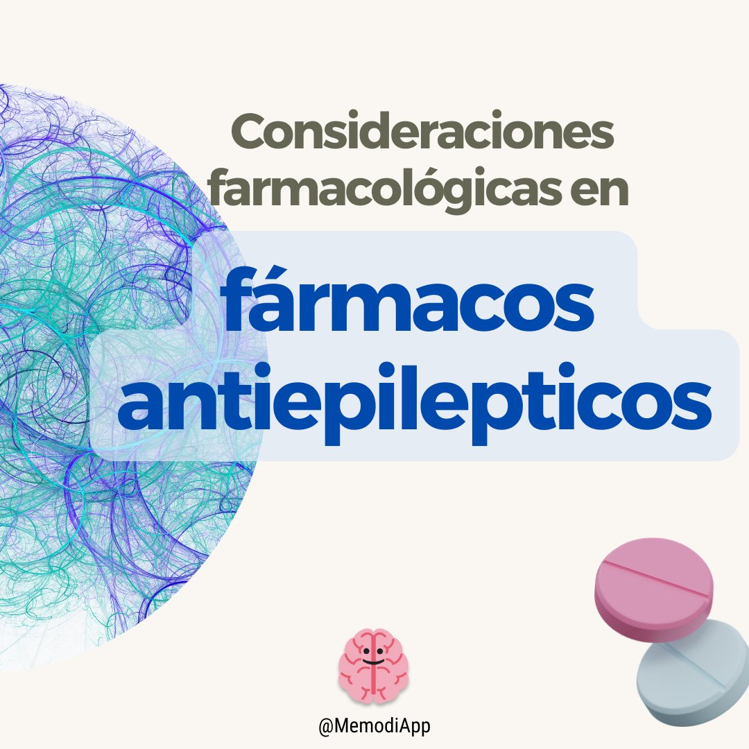 MemodiApp's tweet photo. Existen muchos fármacos antiepilépticos (o anticrisis), y muchos de ellos requieren ajuste según la función renal, hepática o tienen interacciones. Aquí están algunos de ellos para tenerlo a la mano.