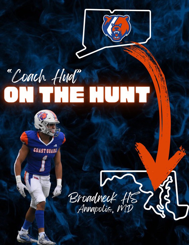 Hudson_Dunaway's tweet image. GREAT meeting today in Maryland with a potential Coast Guard Academy Bear!! #GoCoastGuard #BeatKP @USCGA_Football Thank you to @broadneckfb for the hospitality!