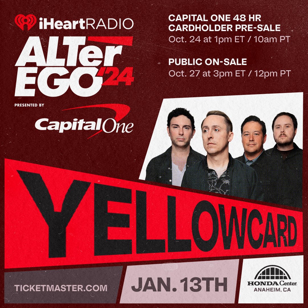 Can’t wait to hit the @iHeartRadio ALTer EGO stage on Jan 13th! #iHeartALT