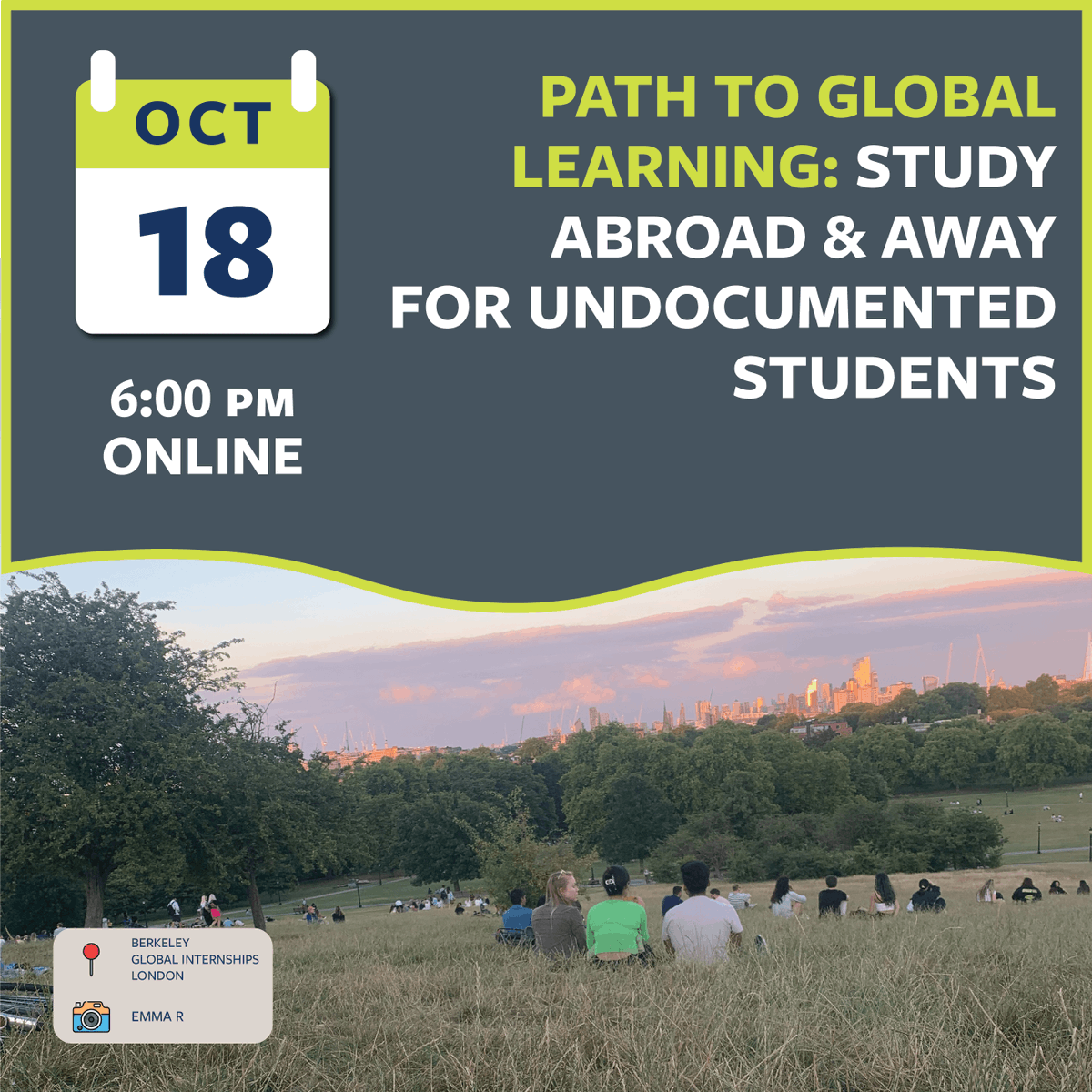 Attend this session to consider the different paths to global learning you can pursue, hear from peers who successfully navigated the advance parole process to study abroad, and learn about the different resources available to you as you get started! 

ucdavis.zoom.us/meeting/regist…