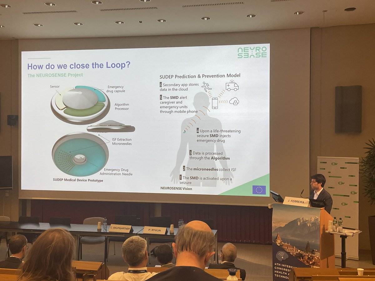 TorieRobinson10's tweet photo. Here we have João Ferreira 🇵🇹 leading the 4-year NEUROSENSE_EU, European Union 🇪🇺funded project focussed on finding ways to identify #SUDEP risk (through #medtech) and help save lives! It’s such crucial work and I’m very happy to be part of it!
#epilepsytech #SUDEP #neuroscience https://t.co/HYSTuu717V
