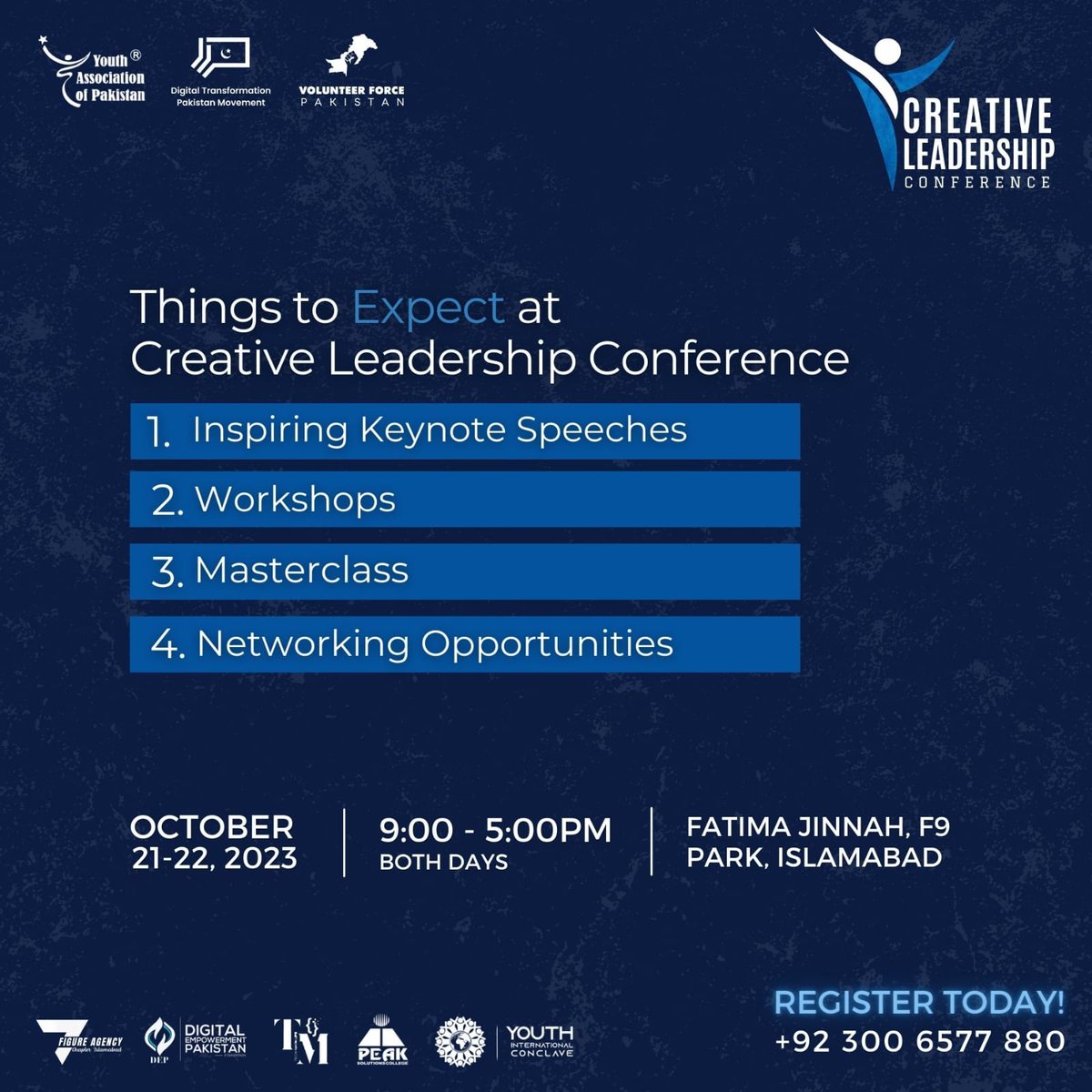 ZainSaj13408926's tweet photo. Mark your calendars, leaders! 🗓️ The Creative Leadership Conference is just around the corner, where we'll explore the future of leadership and creativity. Don't miss it! #CLC23 https://t.co/ROY8QgqbhL