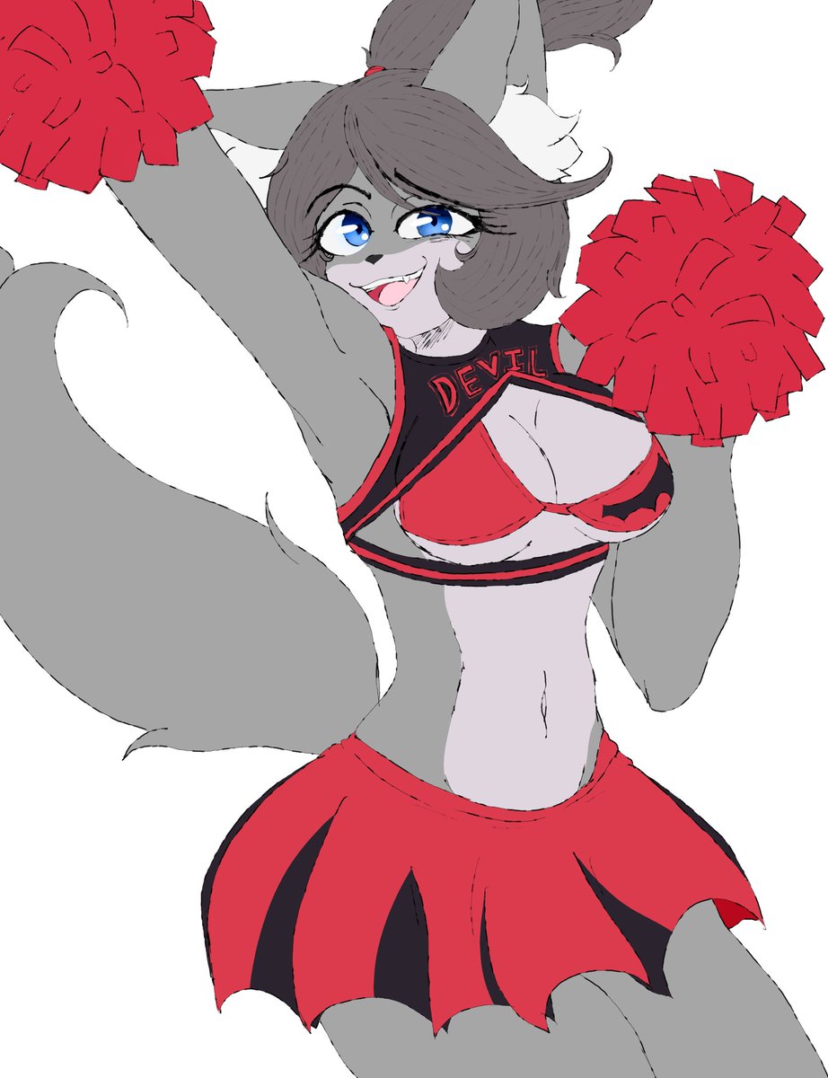 Another outfit from <a href="/OCOutfits/">🔞🔞 Outfit Meme Prompts 🔞🔞</a> 
Inktober/Sketchtober 2023 Day 13:  

Really like how this one came out. Look how cute cheerleader Jenna is. Had a little time last night to finish it. It's getting hard to keep up with uploads and art, but I'm doing it. Lets see how long I last.