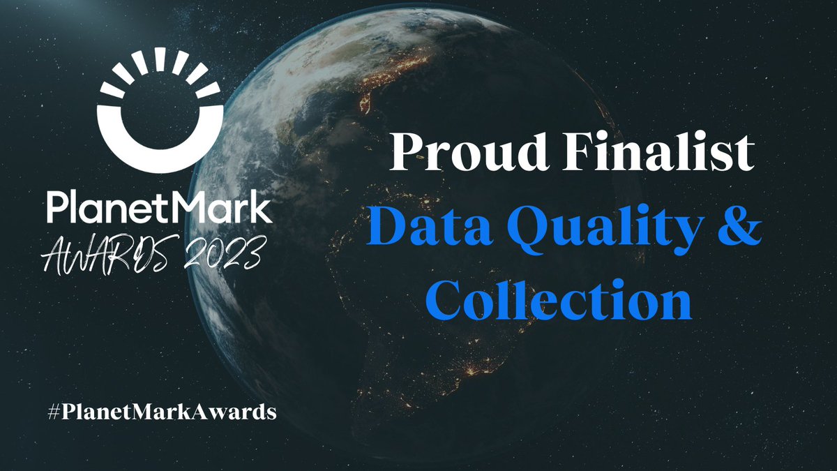 We are super proud to be a finalist for the Data Quality & Collection Award @ThePlantMark Awards 2023 next month! 🙌 🍃

#SustainableBusiness #CarbonFootprint #DoMoreGood #planetmark
#inspiringlearning #improvinglives #enrichingheritage
#seven #architecture #mcr #harrogate #ESG