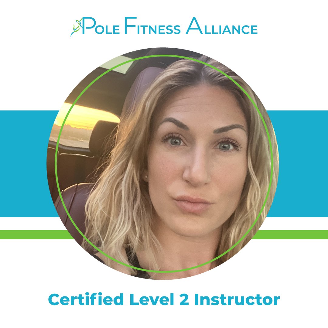 PFAPole's tweet photo. #fridayfeature 
Meet our PFA Approved Instructors!  @keni_marie_b has been PFA Level 2 Certified and Approved since 2022. Kendyl teaches Level 1 and Level 2 pole classes and acrobatics at Beautiful Bodies Pole Dance Fitness in Arizona: @beautifulbodies_fitness https://t.co/bJ6GUiyw2t