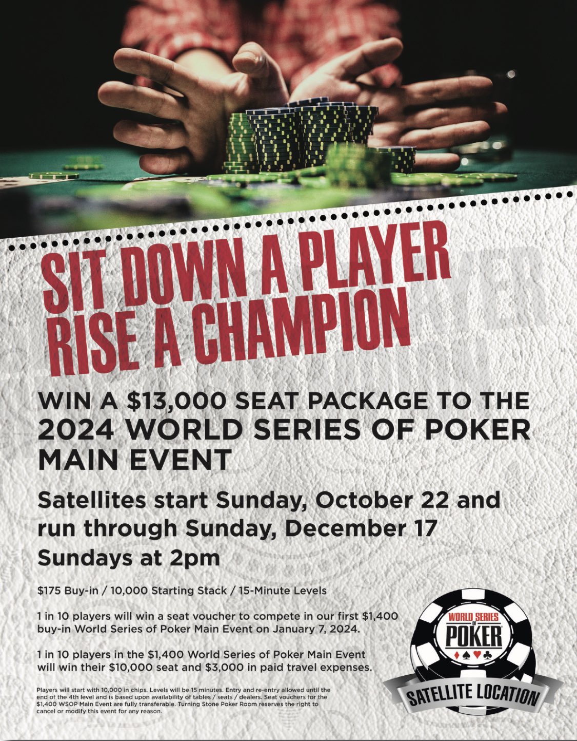 Wsop 2025 Satellite Tournaments Location Reine Charlena