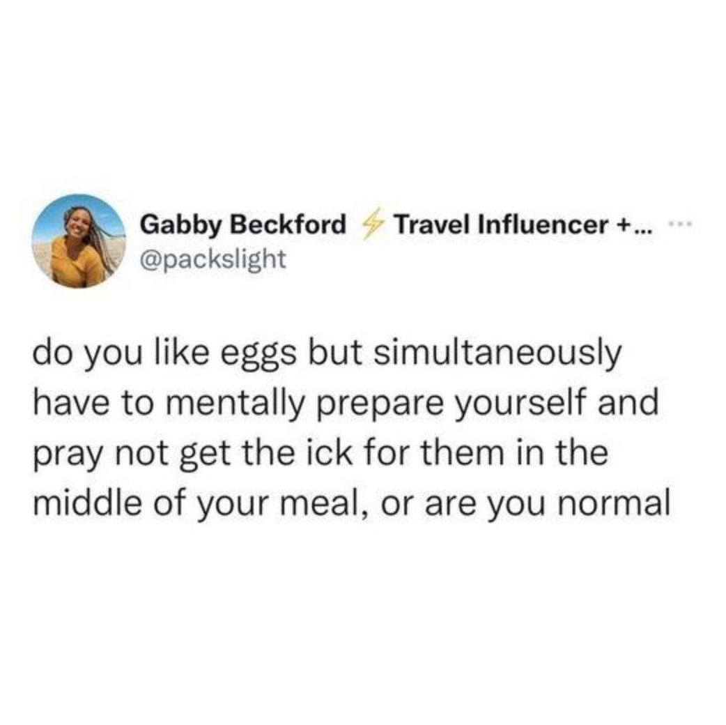 OfficialPLT's tweet photo. The ✨ egg ick ✨ is real https://t.co/VbxdhdOsui