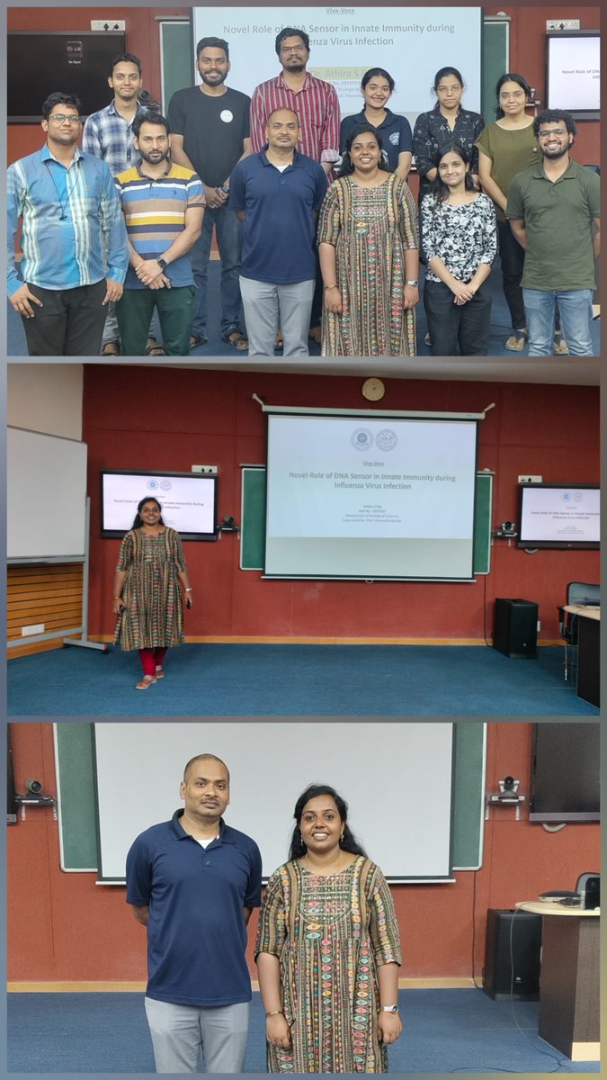 Laboratory of Immunology and Infectious Diseases (@hklab_tweets) on Twitter photo Happy to inform you that Athira S Raj <a href="/athira_s_raj/">Athira S Raj</a> has successfully defended her PhD thesis, and one more PhD student graduated from our group!
Congratulations, Dr.Athira S Raj, and wish you all success in the next phase of your life! Happy to inform you that Athira S Raj <a href="/athira_s_raj/">Athira S Raj</a> has successfully defended her PhD thesis, and one more PhD student graduated from our group!
Congratulations, Dr.Athira S Raj, and wish you all success in the next phase of your life!