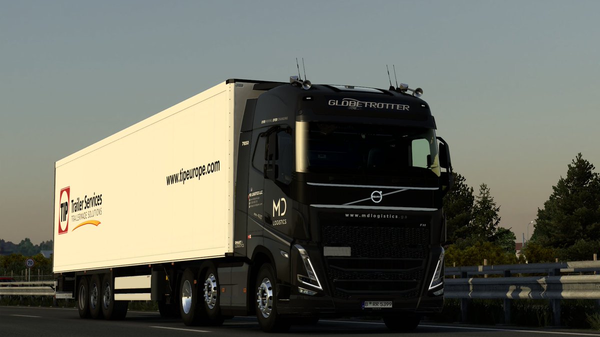 MD_Inc_'s tweet photo. Our No. 7850EU Volvo FH is on its way to Lithuania. 🇱🇹
It's one of the newest truck generation with the 6x2/4 chassis that we purchased this year. Not only that, it comes in handy with a brand new livery! 🚚
#MDLOGISTICS #ETS2 #EuroTruckSimlator2 #SmartLog https://t.co/LKo0mJKR0Z
