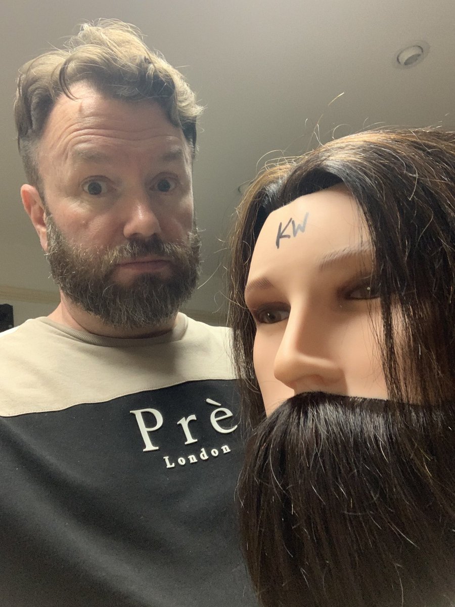 the_beardmaster's tweet photo. My new bearded brother ready for my hair colouring course… #newstuff #learn #backtocollege https://t.co/oOFdnW9Xzi