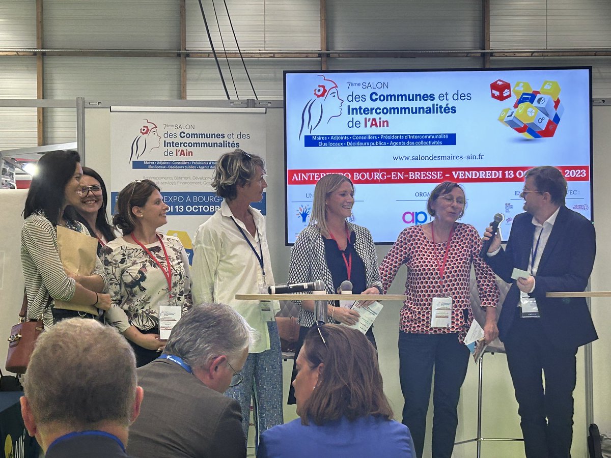 Le #salondesmaires du <a href="/Departement_AIN/">Département de l'Ain</a> c’est aussi mettre en avant les #clausessociales animées dans le sud du du département par <a href="/Alfa3a_Asso/">Alfa3a</a> et Sandrine Suder