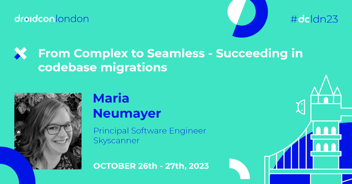 droidcon London (@droidconlondon) on Twitter photo Excited to have <a href="/marianeum/">Maria Neumayer</a> speak at #dcldn23 🗣
This talk will take you through their journey & how they overcame difficulties in their migration of their Hotels product from #ReactNative to #Native & leveraged the challenges to their advantage.
Abstract:london.droidcon.com/maria-neumayer/ Excited to have <a href="/marianeum/">Maria Neumayer</a> speak at #dcldn23 🗣
This talk will take you through their journey & how they overcame difficulties in their migration of their Hotels product from #ReactNative to #Native & leveraged the challenges to their advantage.
Abstract:london.droidcon.com/maria-neumayer/