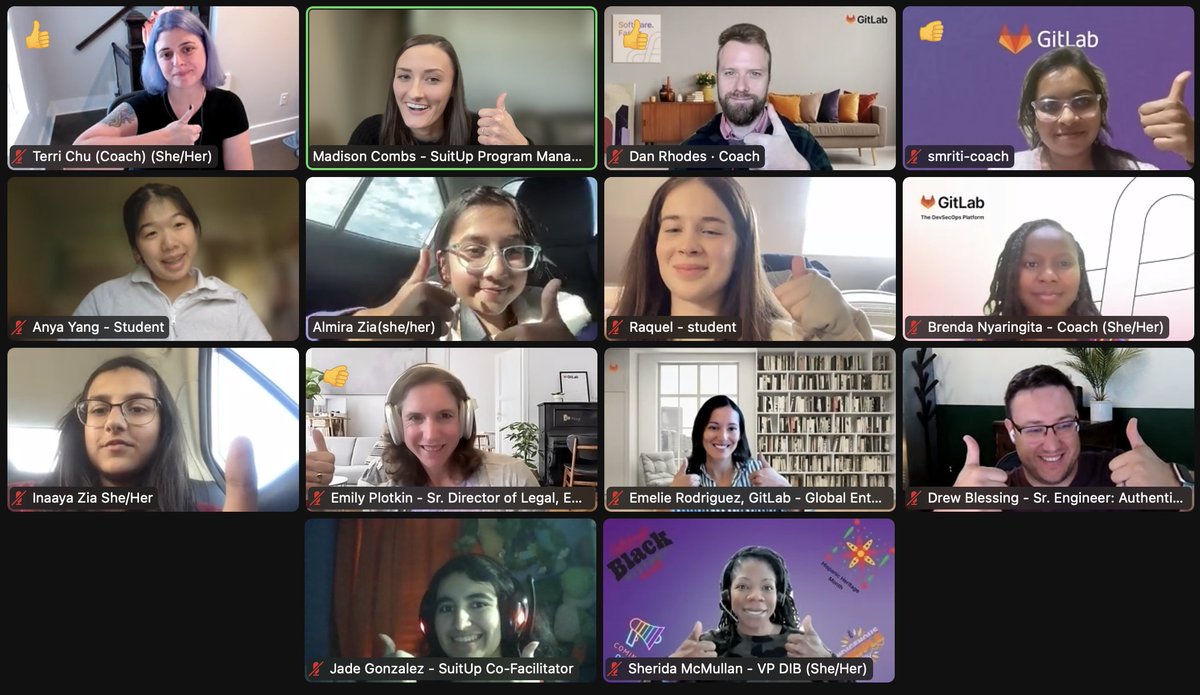 It was fun to judge @volunteerSuitUp student presentations earlier this week. The ideas these students came up with in just a few hours is incredible! @GitLab