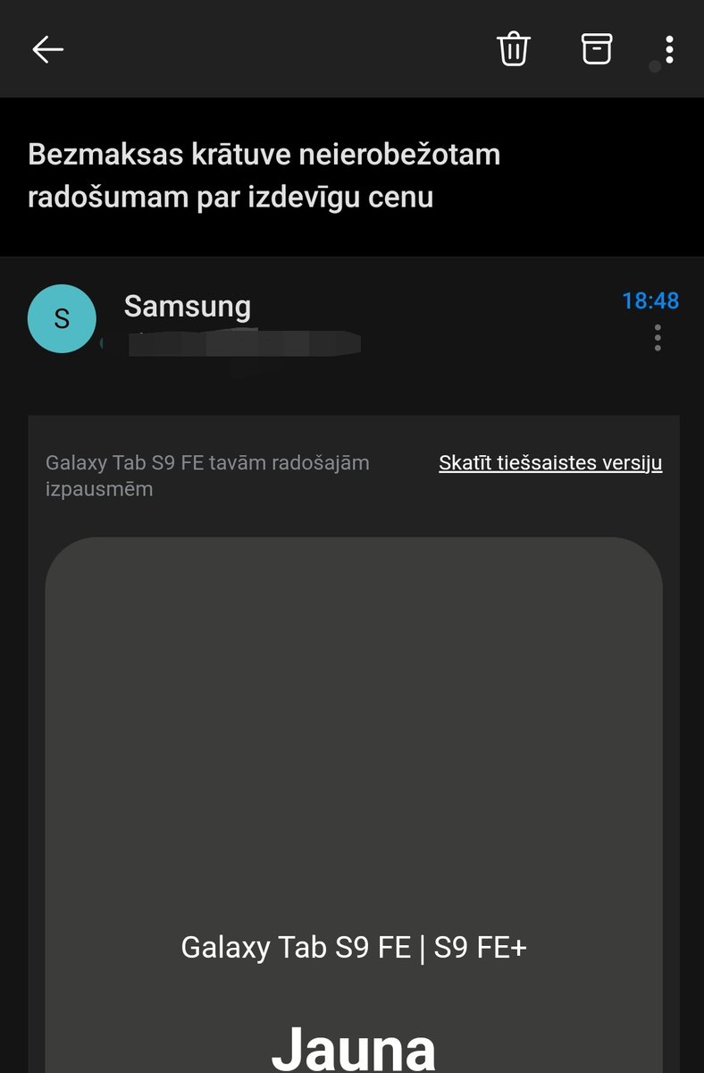 Mana pēdējā laika jautrākā saņemtā reklāma e-pastā. Latvijas Samsung mārketinga dižgari!  "Bezmaksas krātuve par izdevīgu cenu!"🤣🙃🤣
#Latvija #samsunglatvia