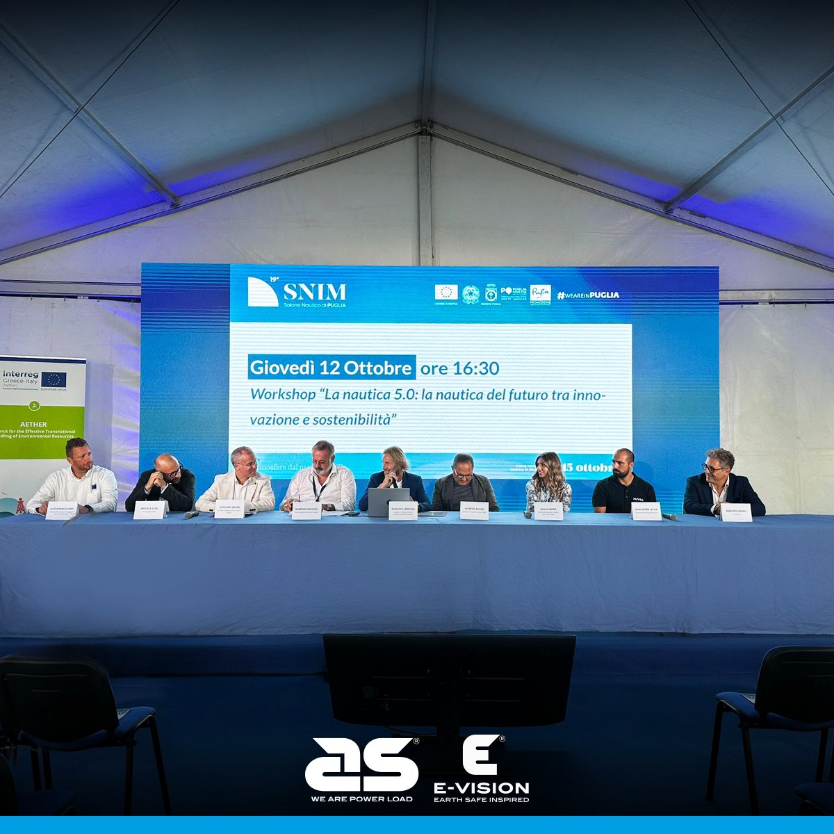 AS_Labruna's tweet image. Allo Snim con il workshop &quot;Nautica 5.0&quot; con Massimo Labruna, CEO di AS Labruna, e altri esperti del settore.
Temi: barche elettriche, sostenibilità nello yachting di lusso, innovazione e normativa, transizione ecologica.

#Nautica #Sostenibilità #Innovazione #SNIM #Brindisi