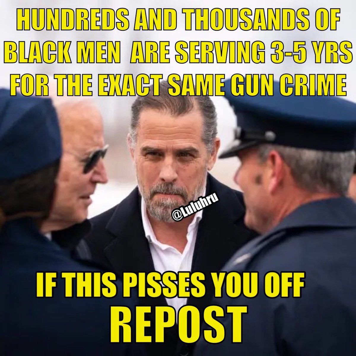 luluHru's tweet photo. Judge quietly dismisses Hunters gun charge! Anyone surprised? https://t.co/4YTYyPAGNR