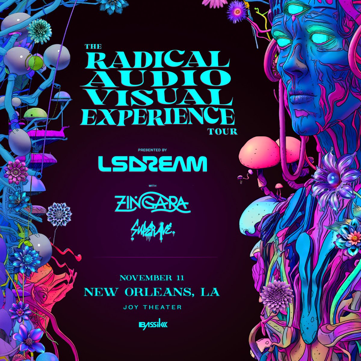 get ready for a cosmic journey as LSDREAM drops Part 1 of "Heartwave" OUT NOW – 4 enchanting songs, get ready to soar! 🚁🎵🍄
<a href="/lsdream/">LSDREAM</a> @zingara
don't miss the most special show of the year on 11.11 at joy theater 😵‍💫
@joytheater