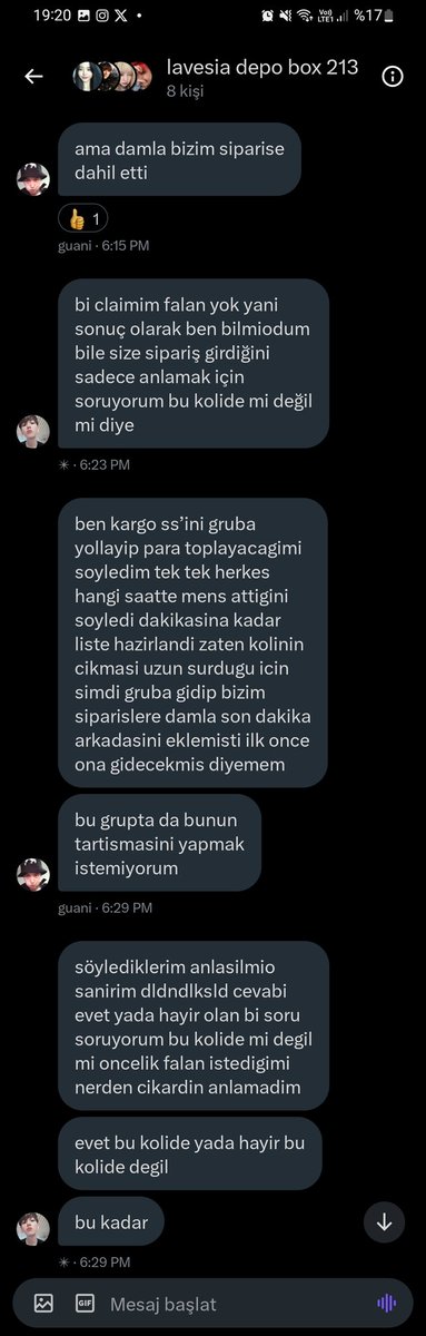 eunxoiu's tweet photo. o sira gecen konunun tamami her hangi bir oncelik isteme yok sadece soru sorulmus. Yani gomunuz veya deponuz ben olmadigim icin, o yokken daha fazla magdur olmayin diye bir seuler yapmaya calisirken sacma sapan tepkilerle karsilasmak hos olmuyor.+b https://t.co/xykKKTWaKe