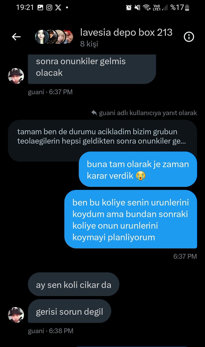 eunxoiu's tweet photo. o sira gecen konunun tamami her hangi bir oncelik isteme yok sadece soru sorulmus. Yani gomunuz veya deponuz ben olmadigim icin, o yokken daha fazla magdur olmayin diye bir seuler yapmaya calisirken sacma sapan tepkilerle karsilasmak hos olmuyor.+b https://t.co/xykKKTWaKe