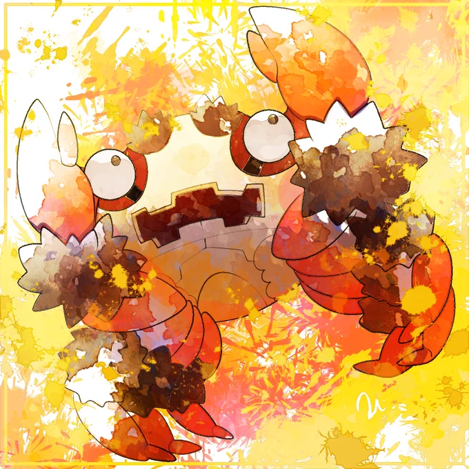 【毎日投稿1172日目】図鑑No.0950 ガケガニ #LKのポケモンずかん 