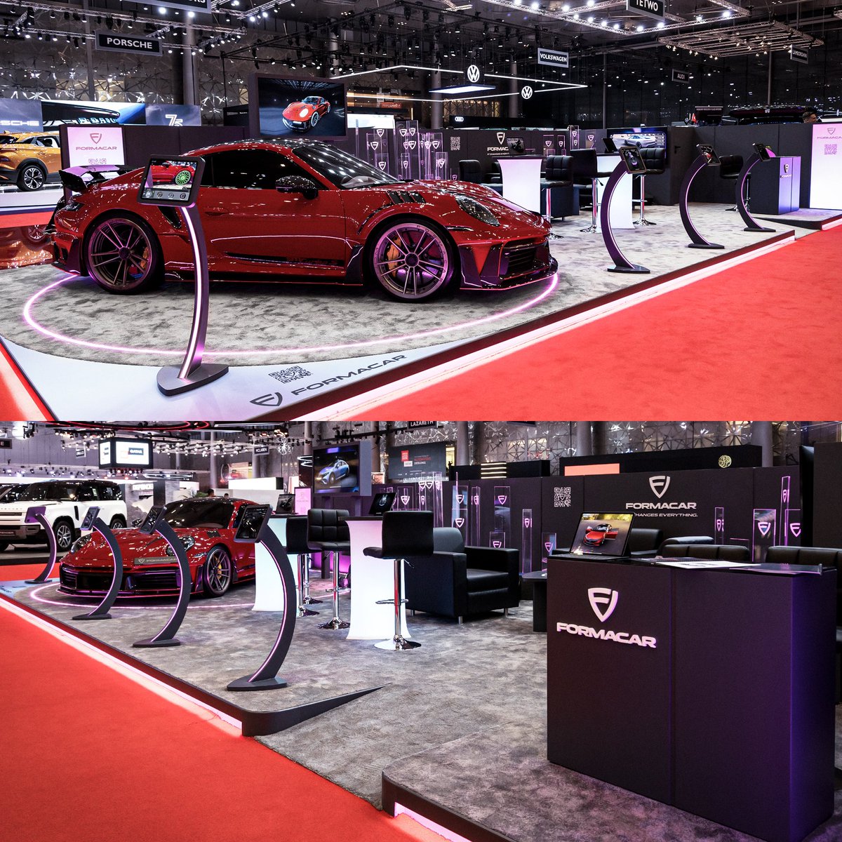 FORMACAR's tweet photo. Check out these photos for a detailed look at our exhibition stand for the Geneva International Motor Show in Qatar. We have been conceptualizing and putting it together since spring.
‌
Support our effort with your likes and comments!
‌
Formacar. It changes everything. https://t.co/Ksen9uoRAr