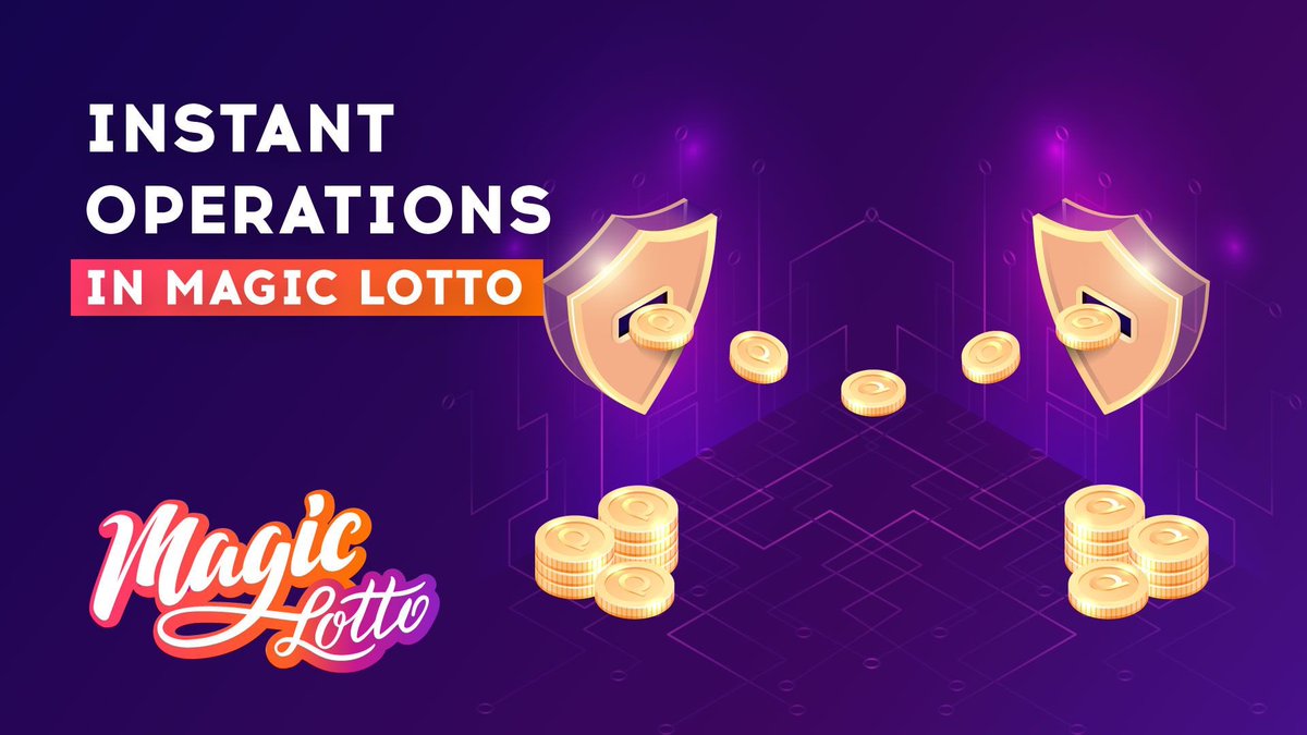 QChain_official's tweet photo. Instant transactions in Magic Lotto
The Magic Lotto platform was implemented on modern Qchain blockchain, which has all characteristics necessary for the full operation of ☑️ decentralized application.
Try it by yourself: https://t.co/am3KSNw8z6
#magiclotto #lottery #Crypto https://t.co/PhbapUgJYB