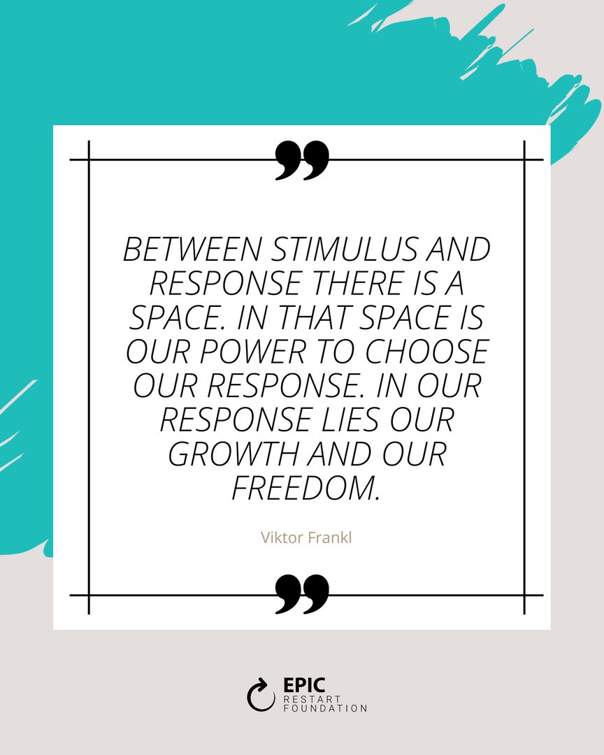 EpicRestart's tweet photo. “Between stimulus and response there is a space. In that space is our power to choose our response. In our response lies our growth and our freedom.” Viktor Frankle
#Growth #Freedom #AddictionRecovery #RecoverySupport #RecoveryJourney #RecoveryInspiration #LifeAfterGambling https://t.co/nVm3wky42u