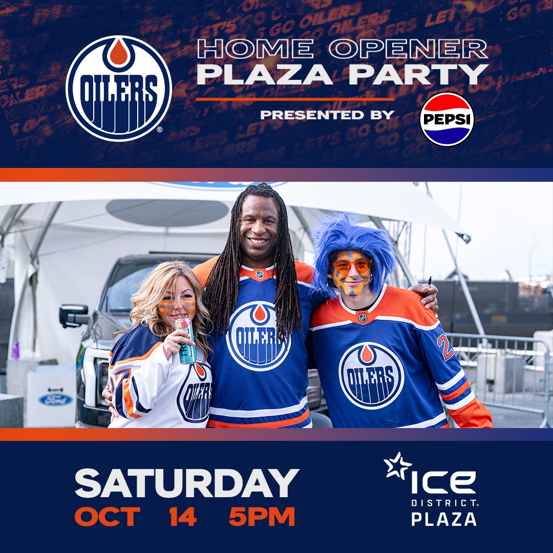 Edmonton Oilers watch parties at Ice District now 18+